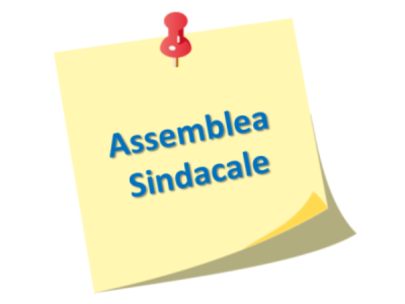 Modifica orario per assemblea sindacale 12/03/2019